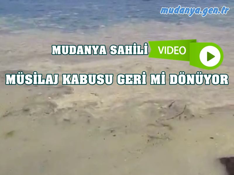 Mudanya sahilinde denizde oluşan görüntü "müsilaj geri mi dönüyor" sorusunu akıllara getirdi. Videomuz bu sabah Mudanya sahilinde kaydedildi.