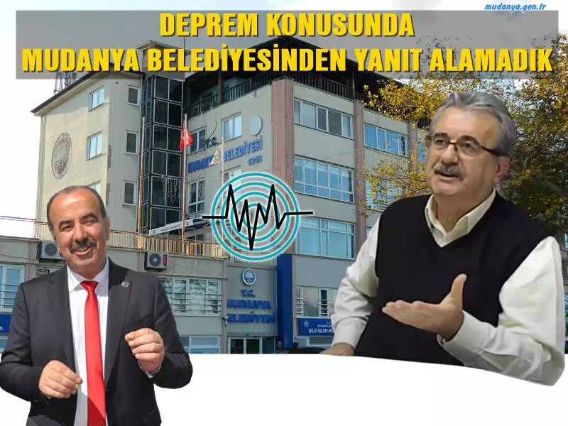 Mudanya Belediye Meclisi ve Belediye Eski Başkan Yardımcısı Mustafa AY sosyal medya üzerinden yaptığı açıklamada deprem konusunda Mudanya'da gereken tedbirlerin Mudanya Belediyesi tarafından alınmadığını söyledi. 