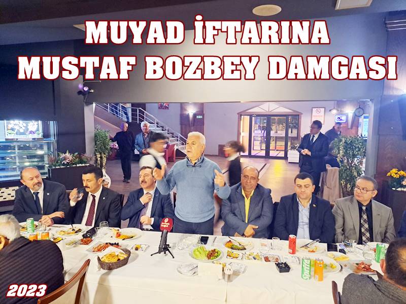 İftar sonrasında Sahip Keçici'ye teşekkürle konuşmasına başlayan Mustafa Bozbey,