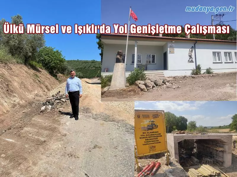 Bursa Büyükşehir Belediyesi; Mudanya'da da Ülkü, Mürsel ve Işıklı Mahallelerinde çalışmalarını sürdürüyor.