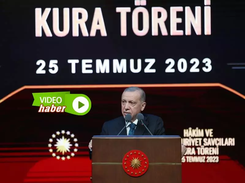 Adli yargı, hakim ve Cumhuriyet Savcıları ile İdari Yargı Hakimleri kura töreni Beştepe Millet Kongre ve Kültür Merkezi'nde gerçekleştirildi.