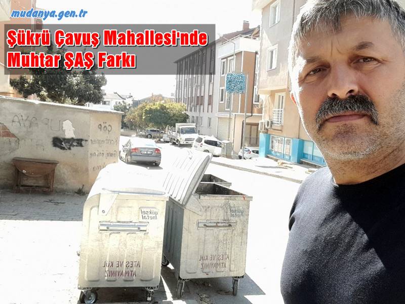 Mudanya Şükrü Çavuş Mahalle Muhtarı Şeref ŞAŞ muhtarlık binasının bulunduğu Yunuslar Parkında sonbahar temizliği yapılldığını mahallede çöp konteynerlarının yenilendiğini söyledi.