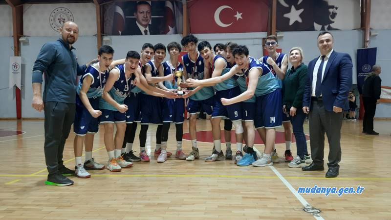 Mudanya Turhan TAYAN Basketbol Gençler B Ligi Bursa Birincisi Oldu