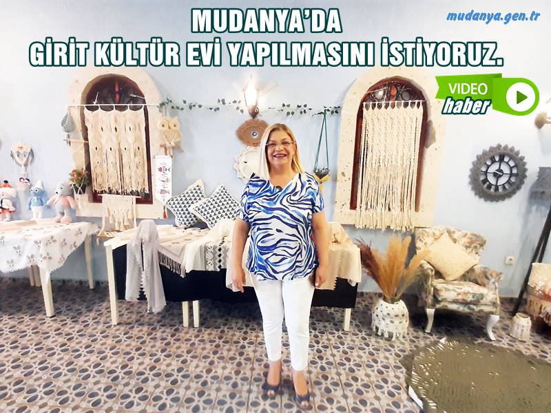 Mudanya Giritliler ve Yanyalılar Kültür ve Dayanışma Derneği bir yıl boyunca Halk Eğitim Merkezi Kurs Öğretmeni Hatice Dağdelen’in eğitiminde ürettikleri el işi ürünleri sergisini Alaçatı Cafe’de açtı. Sergi 9 Haziran'a kadar gezilebilecek.