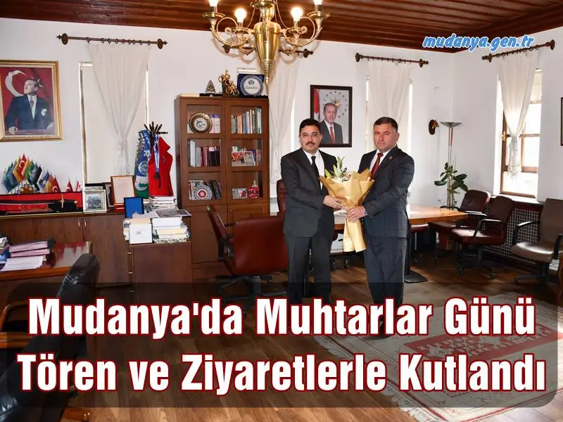 2016 yılından bu yana her yıl çeşitli etkinliklerle kutlanan 19 Ekim Muhtarlar Günü, ülke genelinde olduğu gibi Mudanya'da da düzenlenen tören ve ziyaretlerle kutlandı.