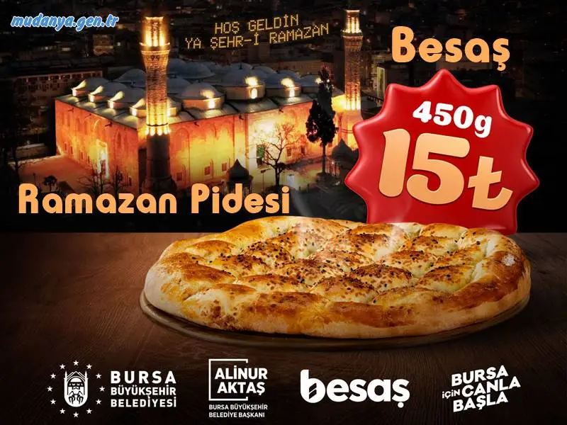 Bursa’da BESAŞ pidesinin fiyatı açıklandı!
