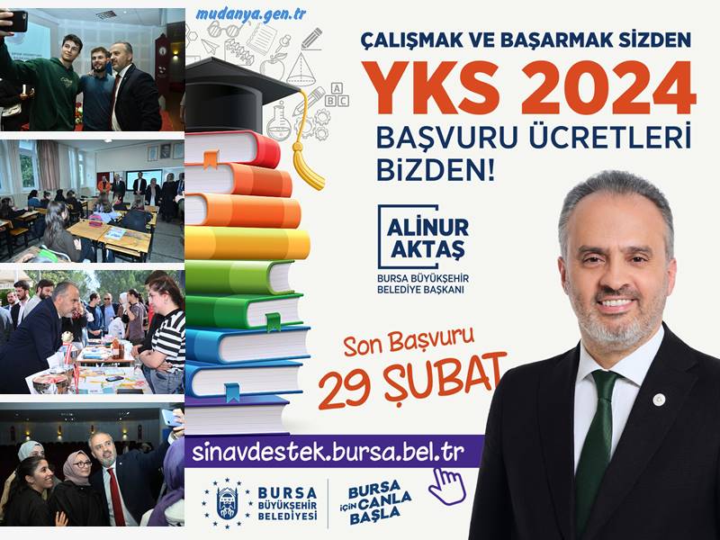 Bursa Büyükşehir Belediyesi'nden YKS Desteği!