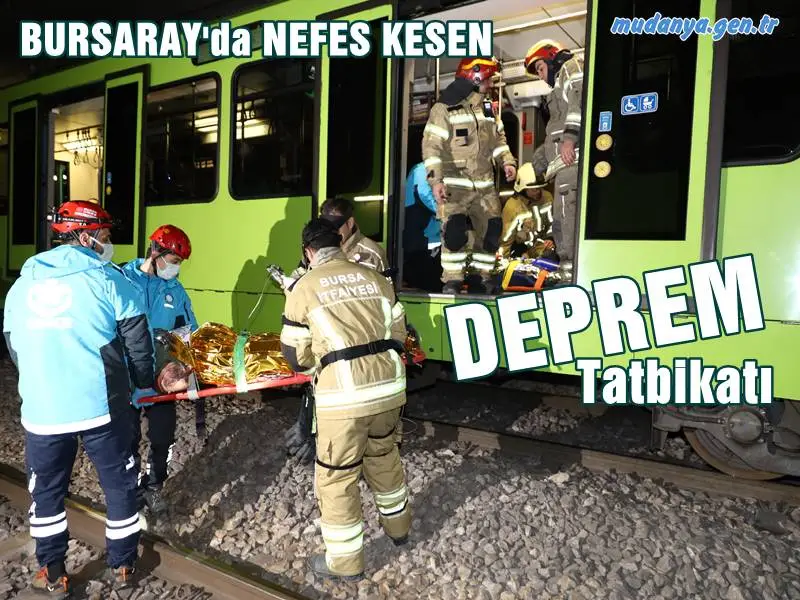 BURSARAY'da Yapılan Deprem Tatbikatı Nefesleri Kesti.