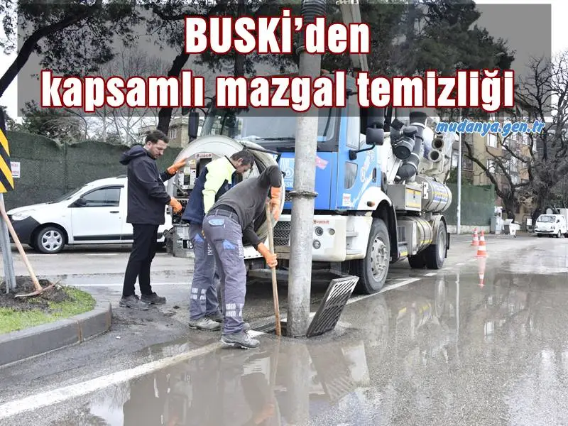 BUSKİ’den kapsamlı mazgal temizliği