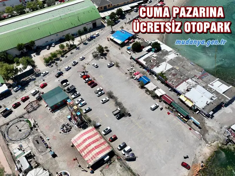 Bursa Büyükşehir Belediyesi, Mudanya ilçesindeki BURULAŞ’a ait otoparkın cuma günleri vatandaşların rahatlıkla pazar alışverişini yapabilmesi için 10.00-20.00 saatleri arasında ücretsiz olarak hizmet vereceğini açıkladı.