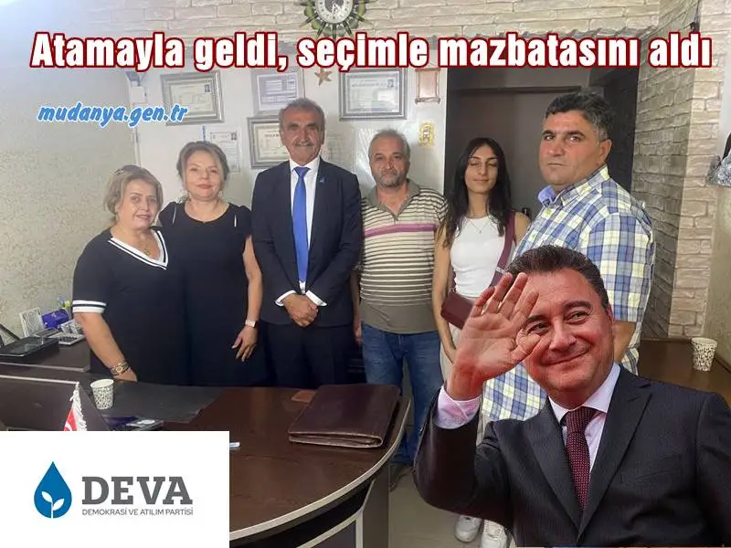 Demokrasi ve Atılım (DEVA) Partisi Genel Merkezi tarafından 27 Mayıs 2024 tarihinde Mudanya İlçe Başkanlığı'nı oluşturmak için görevlendirilerek ataması yapılan Mehmet Özalp, yeni ilçe yönetimini seçimle belirledi.