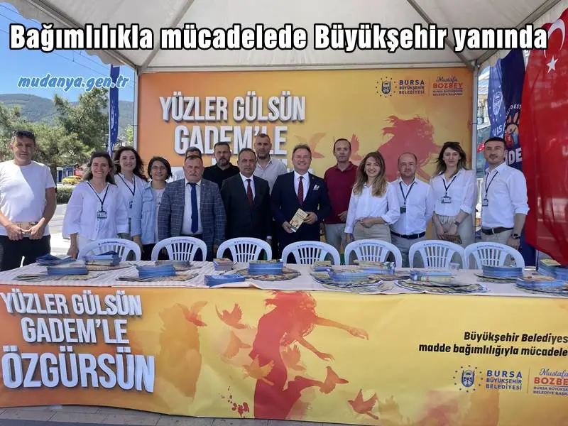 Bursa Büyükşehir Belediyesi tarafından madde bağımlılığıyla mücadele amacıyla kurulan Gençlik ve Aile Destek Merkezi (GADEM), farkındalığı artırma çalışmalarına devam ediyor.