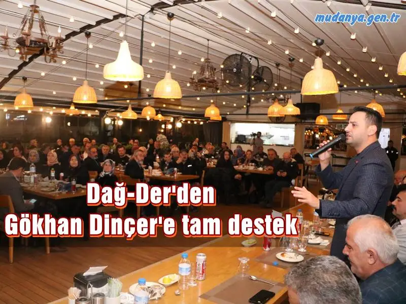 Mudanya'da yaşayan Dağ Yöreli vatandaşlarla bir araya gelen Cumhur İttifakı AK Parti Mudanya Belediye Başkan Adayı Gökhan Dinçer, vatandaşların yoğun ilgisiyle karşılaştı.