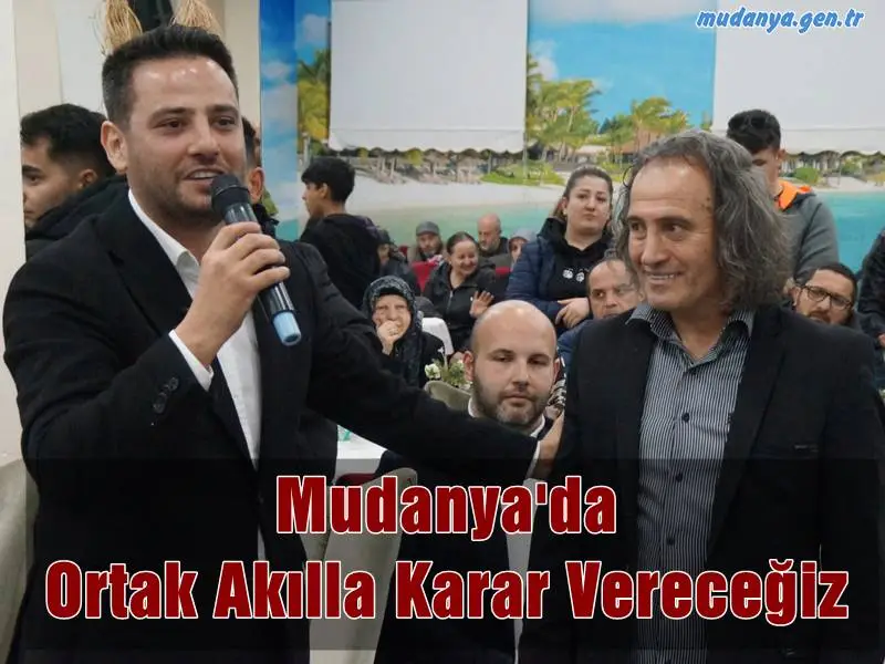 Cumhur İttifakı AK Parti Mudanya Belediye Başkan Adayı Gökhan Dinçer, ilçedeki sorunlarla hep birlikte mücadele edeceklerini çözüm yollarına ilçe halkıyla birlikte karar vereceklerini söyledi.