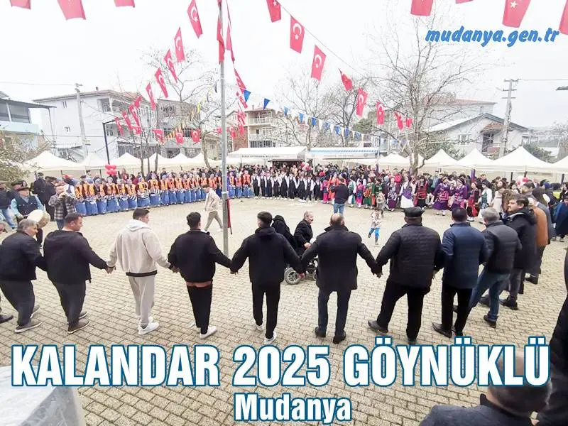 Mudanya Göynüklü'de, Karadeniz Bölgesi’nde Rumi takvime göre yılın ilk günü ve ilk ayı olan Kalandar geleneği kapsamında düzenlenen etkinlik büyük ilgi gördü.