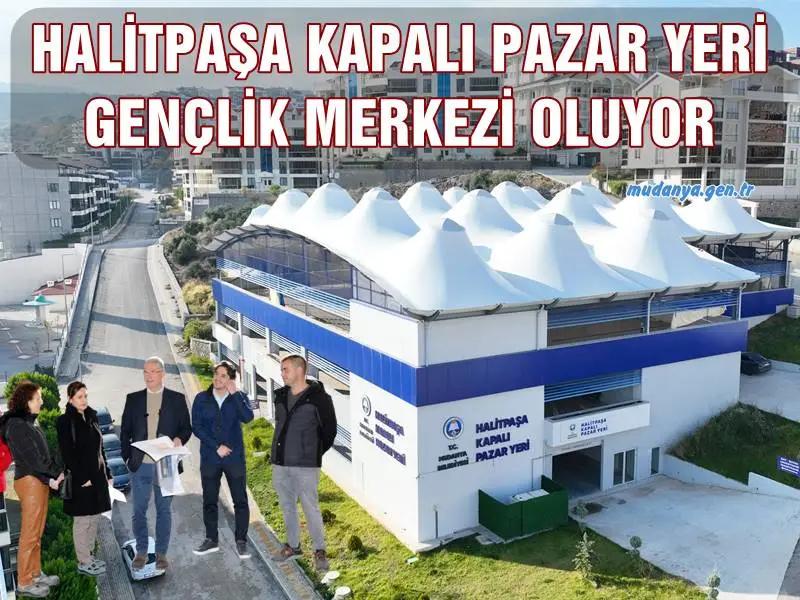 Mudanya Halitpaşa Mahallesi’nde daha önce kapalı pazar yeri olarak inşa edilen ancak kullanışlı olmadığı için boşaltılan bina Gençlik Merkezi’ne dönüştürülüyor. Mudanya Belediye Başkanı Deniz Dalgıç, “Gençlerin buluşacağı, eğitimler alacağı, proje üreteceği, teknolojiyle iç içe olacakları bir merkez inşa ediyoruz” dedi.