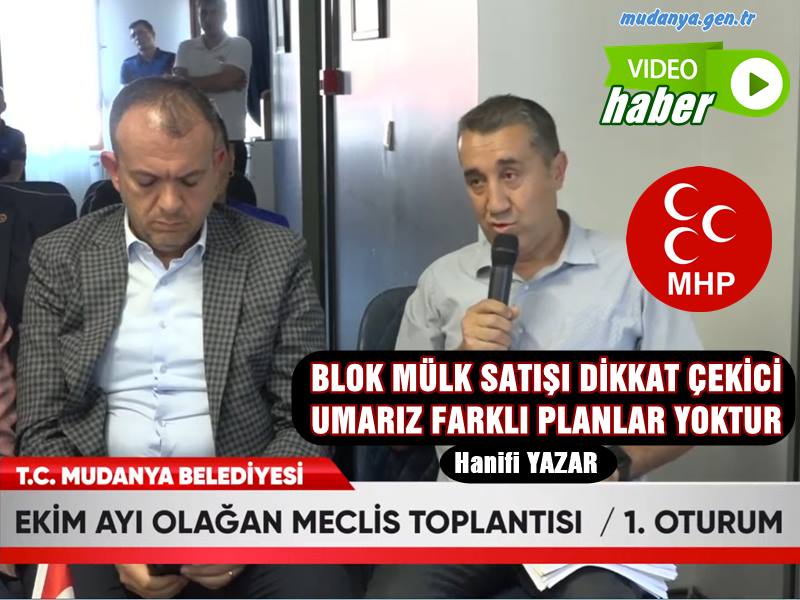 MUDANYA BELEDİYESİ HASKÖY'DE BLOK SATIŞTAN 312 MİLYON TL GELİR ELDE EDİLDİ.