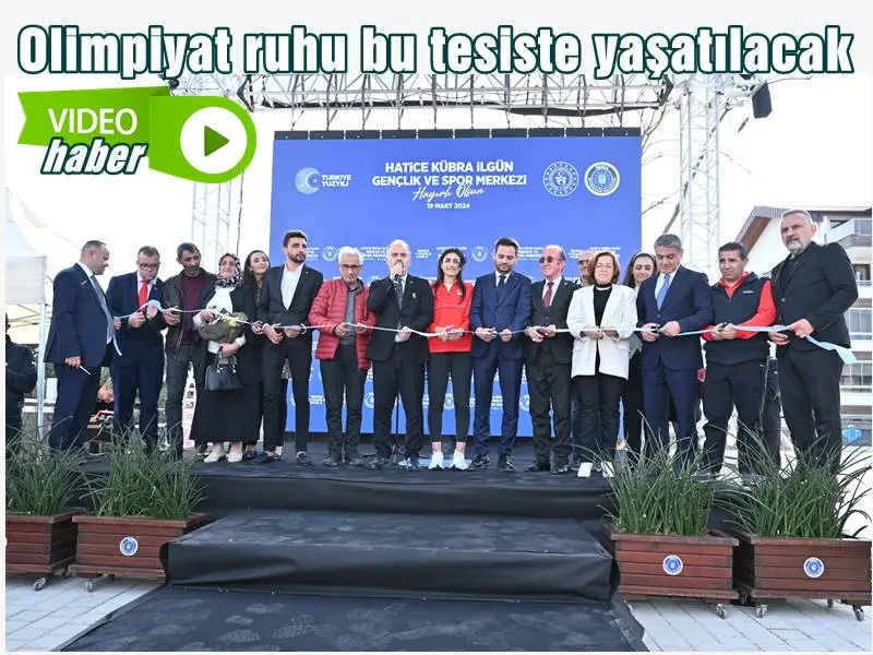 Milli tekvandocu Hatice Kübra İlgün Gençlik ve Spor Tesisi Törenle Açıldı