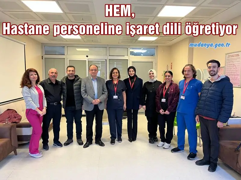 HEM, hastane personeline işaret dili öğretiyor