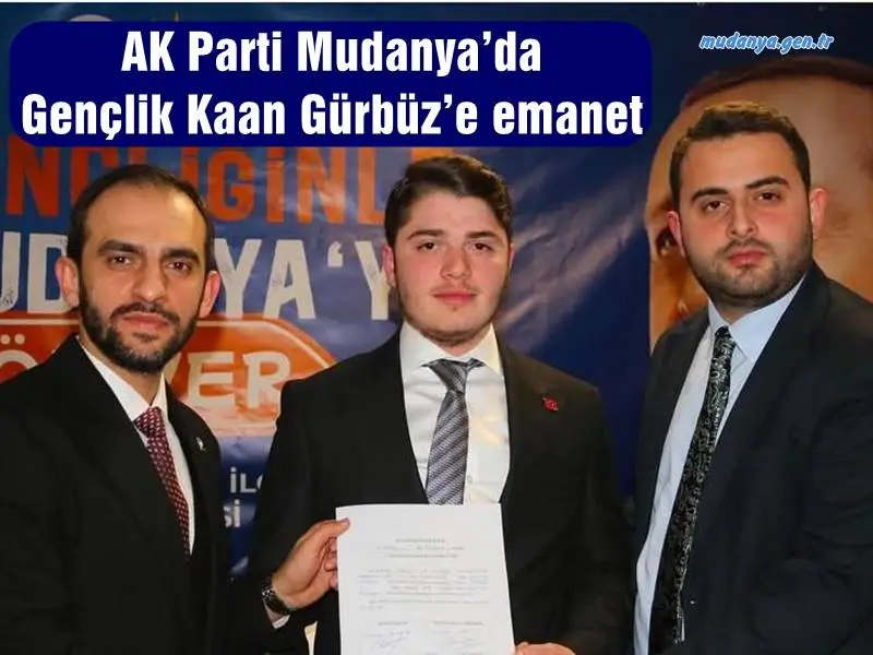 AK Parti’nin 7. Olağan Gençlik Kolları Kongresi tüm Bursa’da devam ederken, Mudanya Gençlik Kolları Başkanı Kaan Gürbüz oldu.