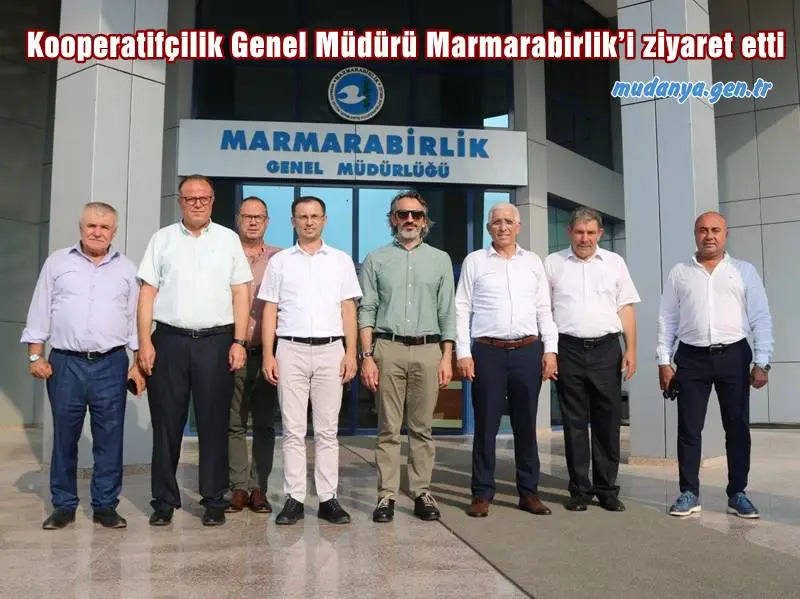 Kooperatifçilik Genel Müdürü Taha Enes Şener Marmarabirlik’i ziyaret etti