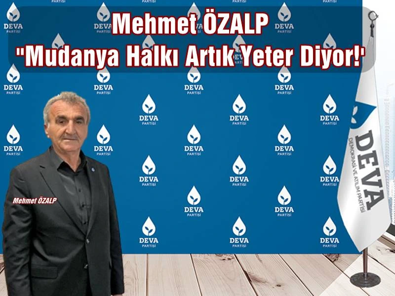 DEVA Partisi Mudanya İlçe Başkanı Mehmet ÖZALP ilçemizde faaliyet gösteren alkolsüz işletmelere karşı negatif bir ayrımcılık yapıldığını iddia ederek yazılı bir basın açıklaması yayınladı.