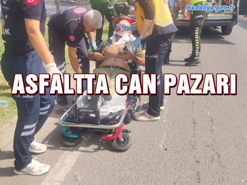 Mudanya’da öğle saatlerinde meydana gelen trafik kazasında, motosiklet sürücüsü ciddi şekilde yaralandı.