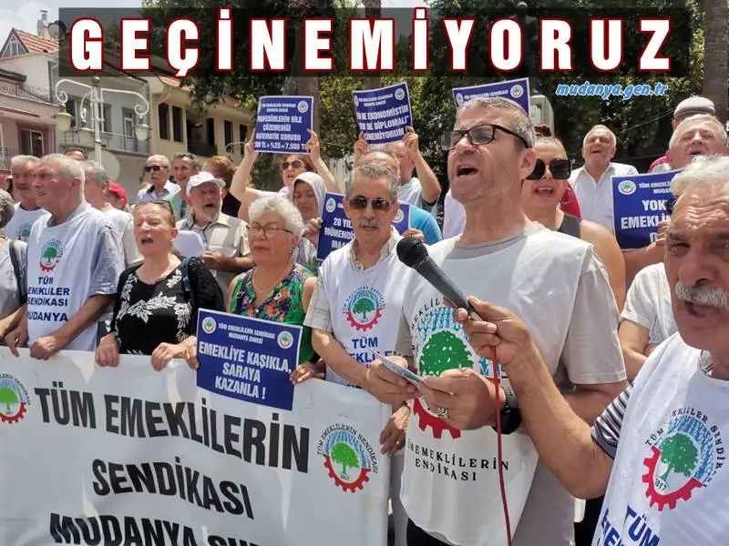 EMEKLİ'NİN MAAŞ ÇIĞLIĞI SOKAKLARDA YANKILANDI "GEÇİNEMİYORUZ!"