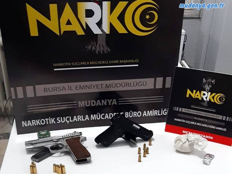 MUDANYA NARKOTİK KISKIVRAK YAKALADI