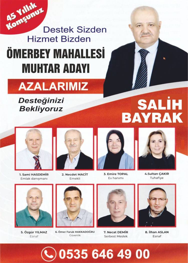 muhtar adayi salih bayrak ve azalar