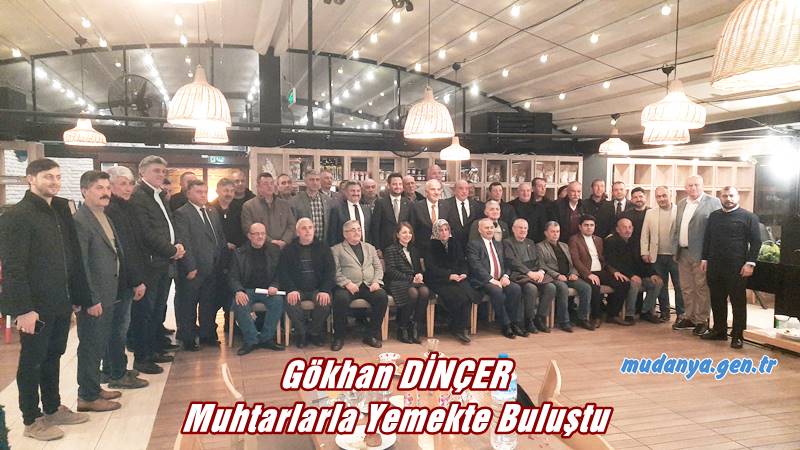 AK Parti Mudanya Belediye Başkan Adayı Gökhan Dinçer, ilçedeki muhtarlarla bir araya gelirken, sorunları bildiklerini ifade ederek çözüm yollarını birlikte arayacaklarını söyledi.