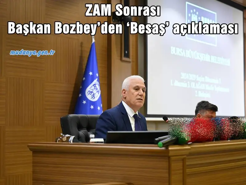 ZAM Sonrası Başkan Bozbey’den ‘Besaş’ açıklaması