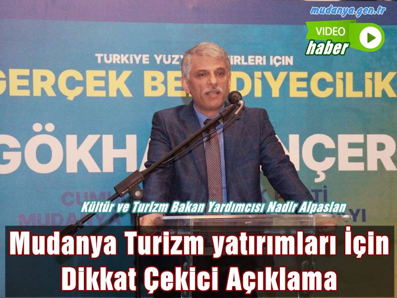 Kültür ve Turizm Bakan Yardımcısı Nadir Alpaslan'la birlikte Mudanya'da Sivil Toplum Kuruluşları (STK) ve vatandaşlarla buluşan Cumhur İttifakı AK Parti Mudanya Belediye Başkan Adayı Gökhan Dinçer, "İlçemizin tarihi yapılarını ayağa kaldırıp, turizmini canlandırmamız gerekiyor. Bunun için Bakanlığımız'la önemli istişarelerde bulunduk" dedi.