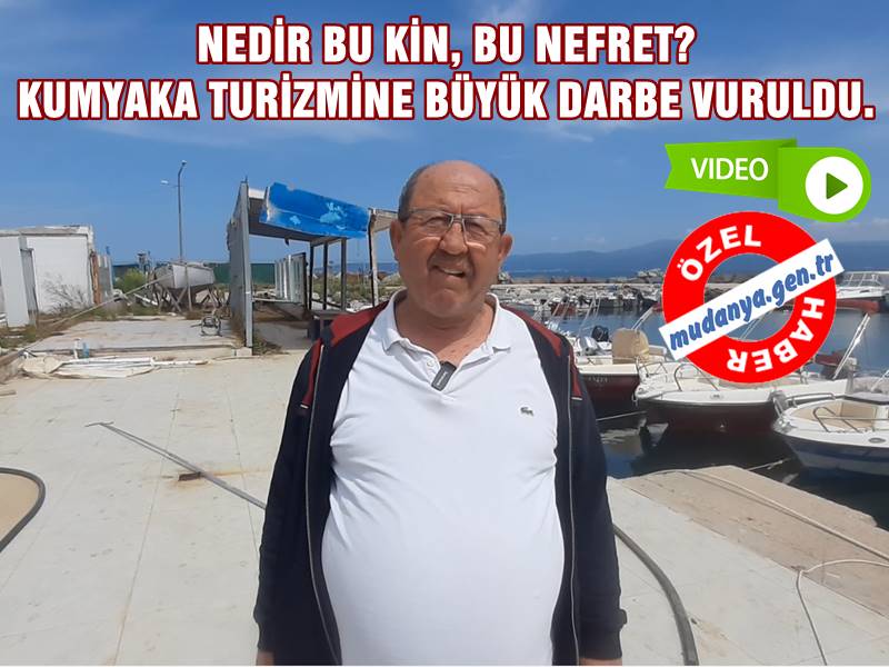 Ramiz BATMAZ " KUMYAKA TURİZMİNE BÜYÜK DARBE VURULDU."