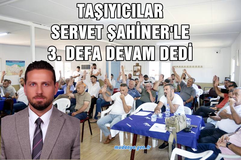S.S. 65 Nolu Mudanya Taşıyıcılar Kooperatifi kendi tesislerinde olağan genel kurulunu gerçekleştirdi. 54 Üyenin katıldığı kongrede Servet ŞAHİNER ve ekibi Üçüncü kez 3 yıllığına yönetime seçildi.