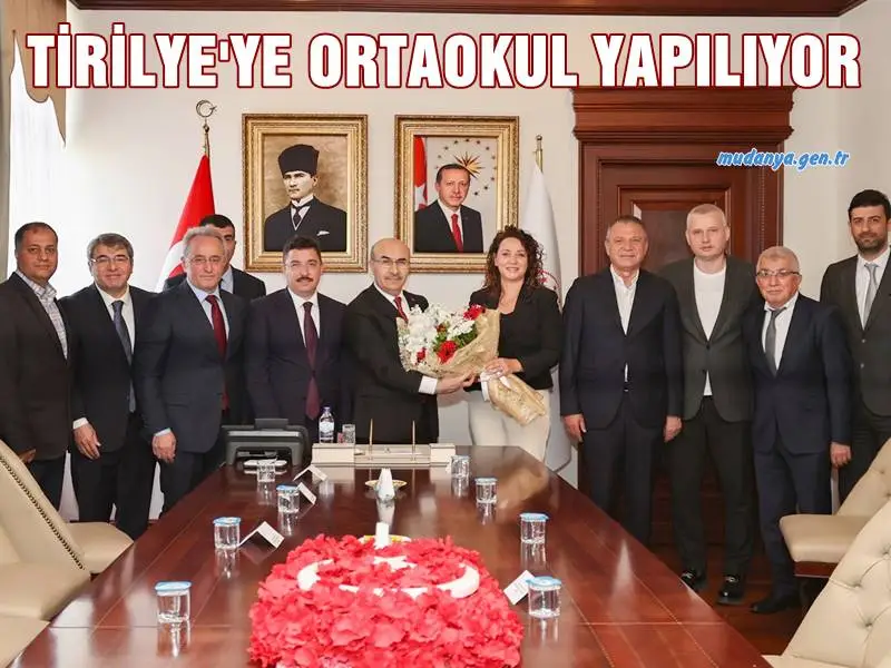 TİRİLYE'YE ORTAOKUL YAPILIYOR