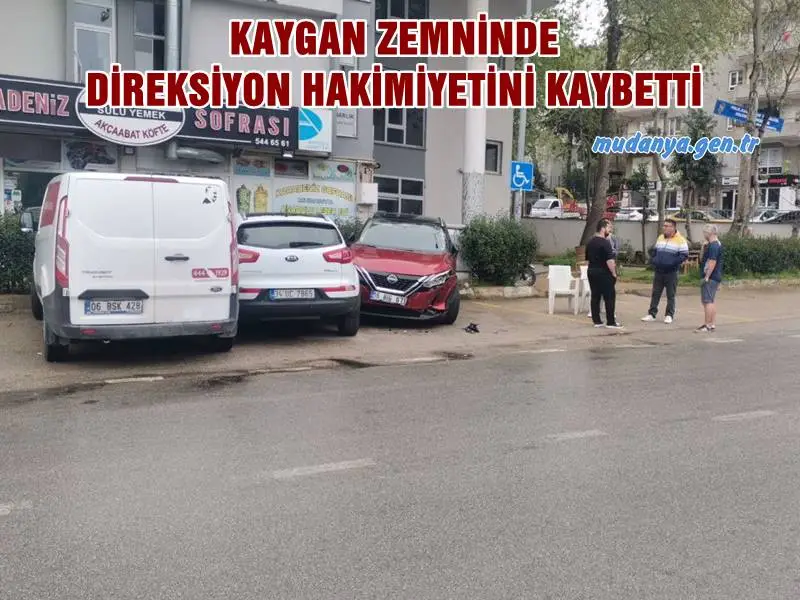 KAYGAN ZEMNİNDE DİREKSİYON HAKİMİYETİNİ KAYBETTİ