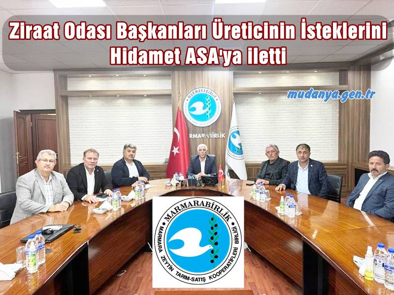 ziraat odasi baskanlari hidamet asa ziyaret