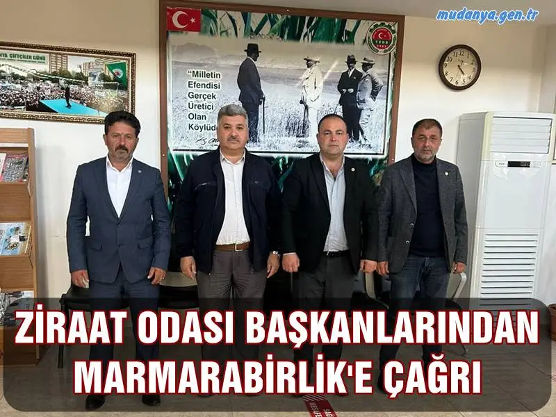 Marmarabirlik'in açıkladığı 2024/2025 işyılı hasat dönemine ait zeytin alım avans fiyatlarının gelen zamlar ve bekletilerin altında olduğunu savunan Ziraat Odaları Başkanları ortak bir açıklama yayınladı. Orhangazi, Mudanya,Gemlik ve İznik Ziraat Odaları Başkanları Marmarabirlik'e açıkladığı avans zeytin alım fiyatlarını revize etme çağrısında bulundu.