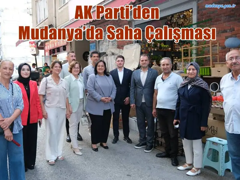 AK Parti’den Mudanya’da Saha Çalışması