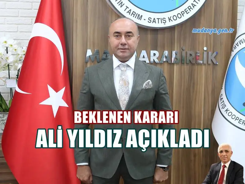 Marmarabirlik’te dikkat çeken bir görev değişikliği yaşandı. Marmarabirlik Yönetim Kurulu Başkanı Ali Yıldız, Birlik Temsilciliğinden istifa ederek görevi sona eren Hidamet Asa’nın, 24 Temmuz 2025 Perşembe günü yapılan Yönetim Kurulu toplantısında alınan kararla Yönetim Kurulu Üyeliği görevinden de alındığını açıkladı.