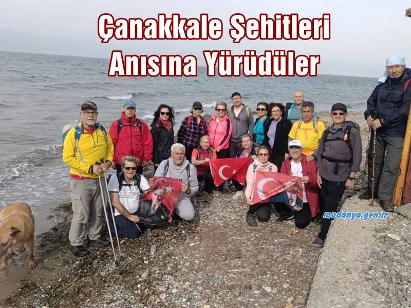 Mudanya’da Doğaseverlerden Çanakkale Şehitleri Anısına Yürüyüş