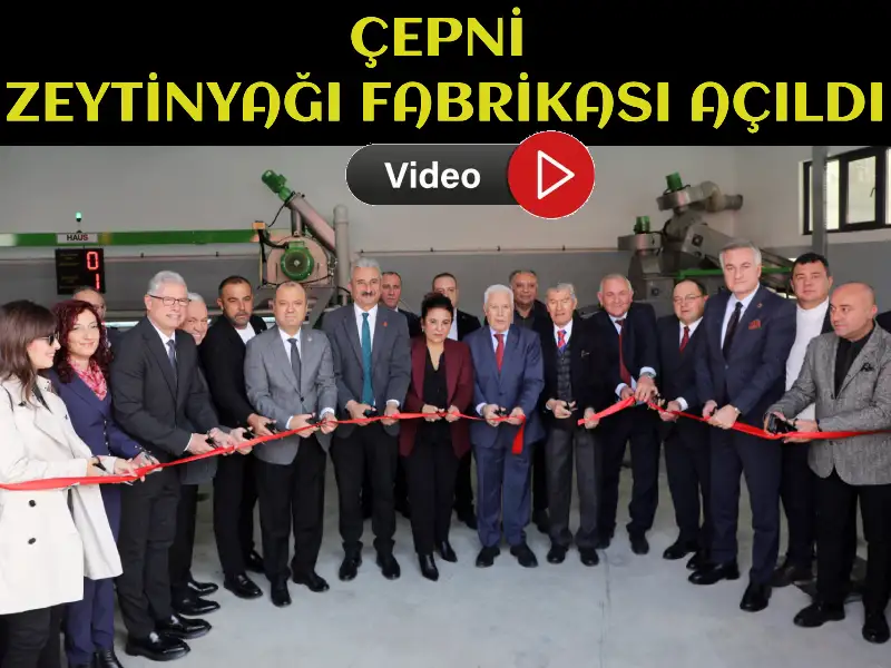 MUDANYA BELEDİYESİ ÇEPNİDE ZEYTİNYAĞ ÜRETİM TESİSİNİ AÇTI