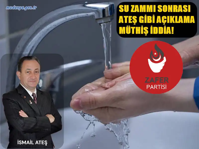 SU ZAMMI SONRASI ZAFER PARTİSİ İSMAİL ATEŞ'TEN ATEŞ GİBİ AÇIKLAMA MÜTHİŞ İDDİA!