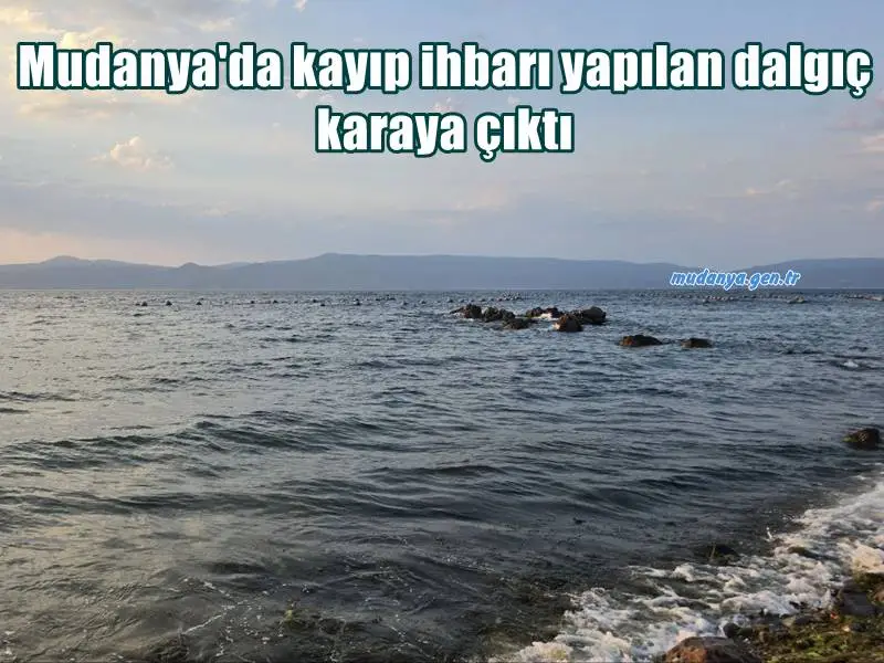 Mudanya'da kayıp ihbarı yapılan dalgıç bulundu