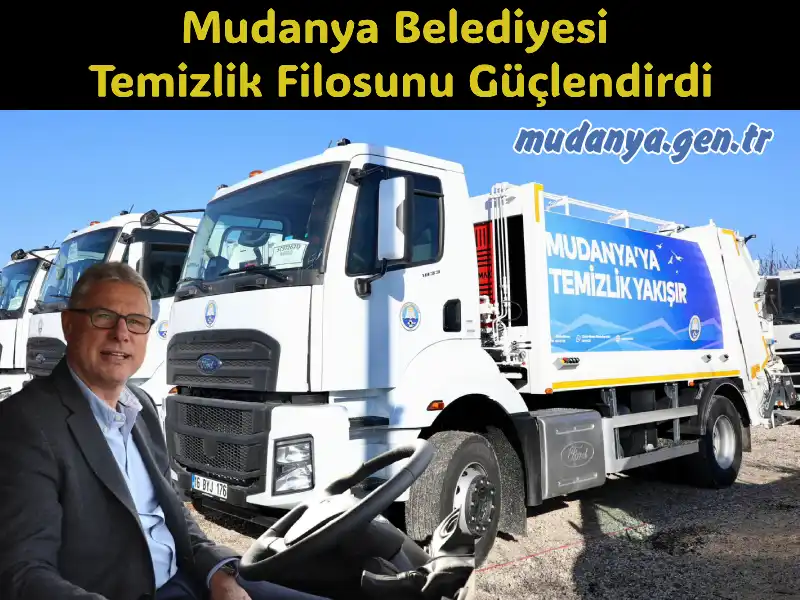 Mudanya Belediyesi Temizlik Filosunu Güçlendirdi