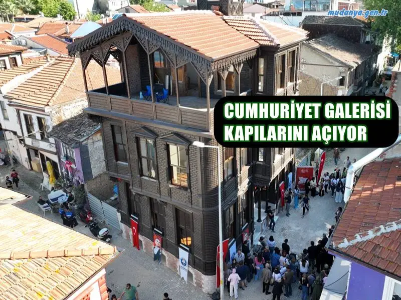 Mudanya, Tarihi Konağı Cumhuriyet Galerisi'ne Dönüştürdü