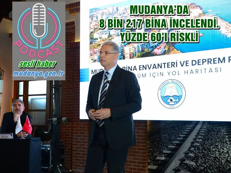 Mudanya Bina Envanteri ve Deprem Risk Analizi sunumu gerçekleştirildi.