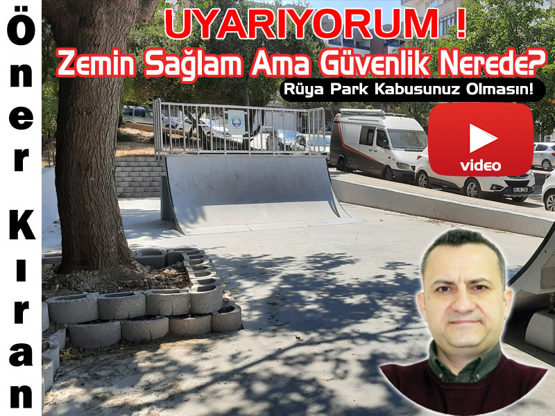 Mudanya KAY KAY PARK’ta Zemin Sağlam Ama Güvenlik Nerede?