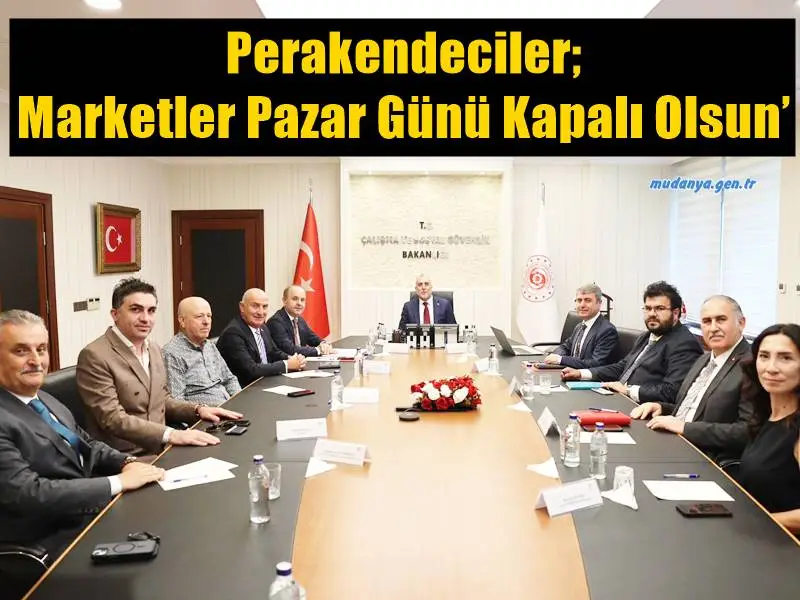 TPF’den “Marketler Pazar Günü Kapalı Olsun” Önerisi